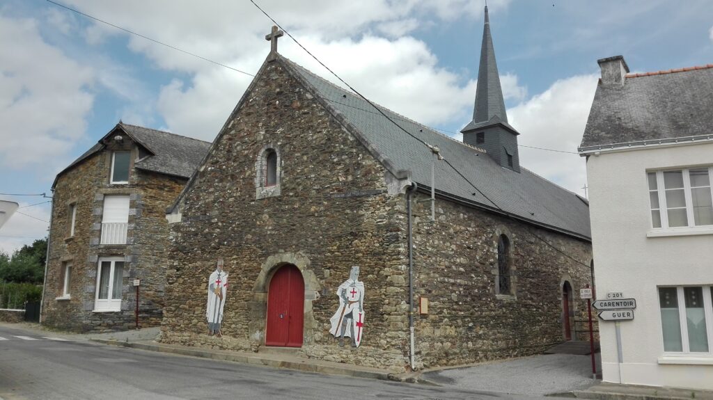 La chapelle du Temple de Carentoir, dans le pays des Marchant et Guischart