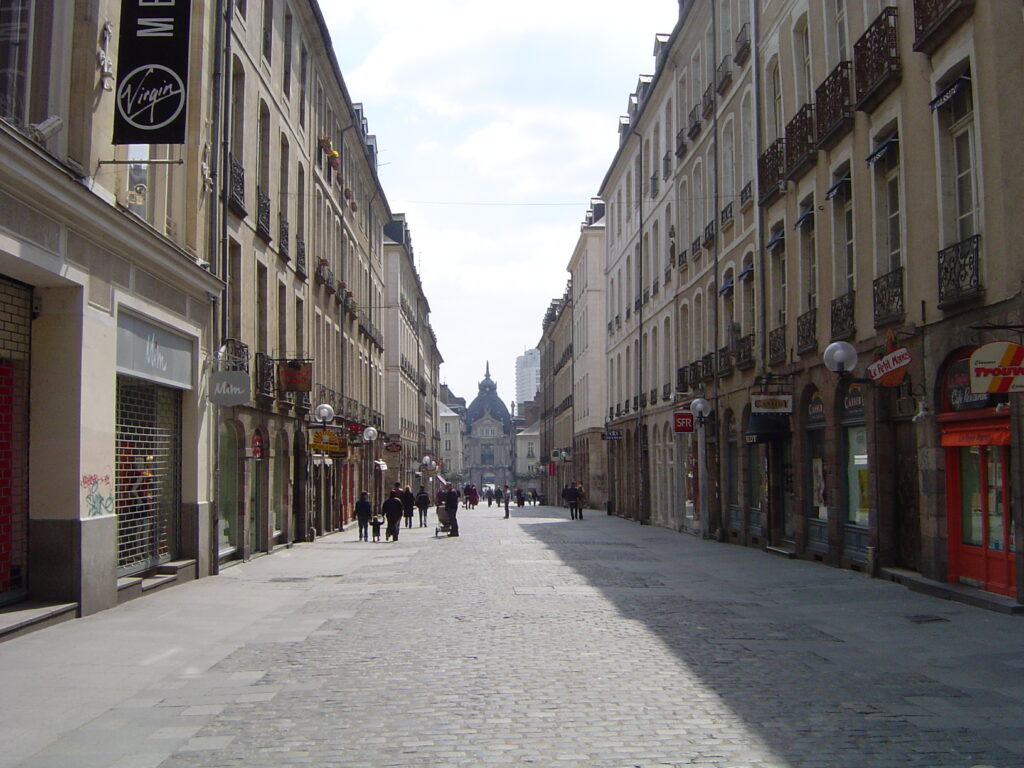 La rue Le Bastard à Rennes, où le récit familial situe le foyer de Louis et Gabrielle