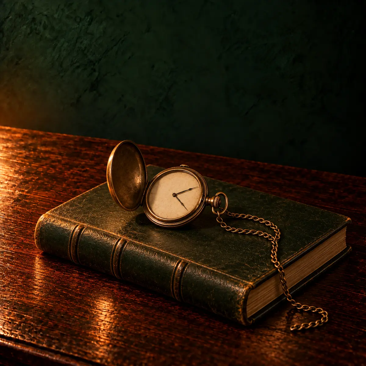 Montre et documents, illustration de la transmission d’entreprise